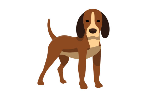 Dog Vector Design Fill