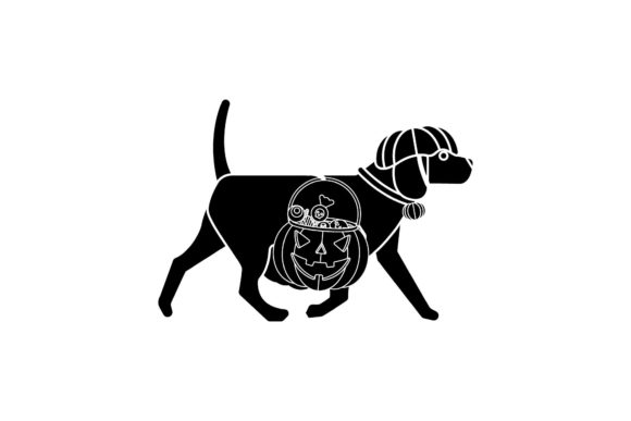 Halloween Dog Icon Solid - 440