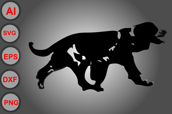 Printable Dog Silhouette
