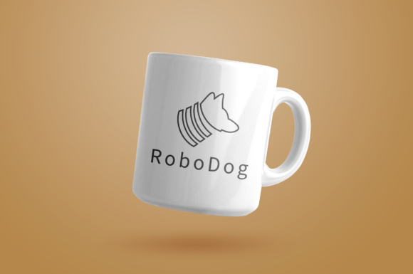 Robot Dog Logo Illustration