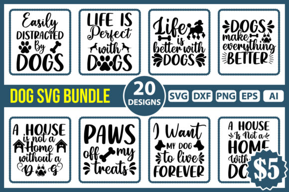 Testing the Dog SVG Bundle Vol 2